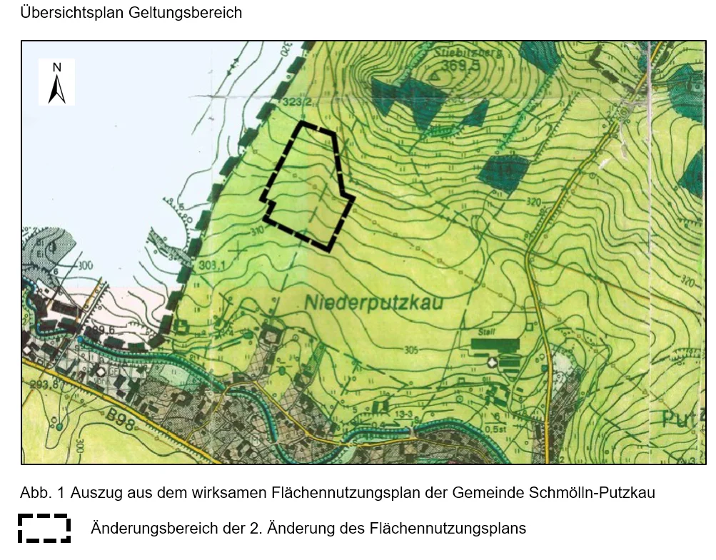 2. Änderung des Flächennutzungsplans der Gemeinde Schmölln-Putzkau